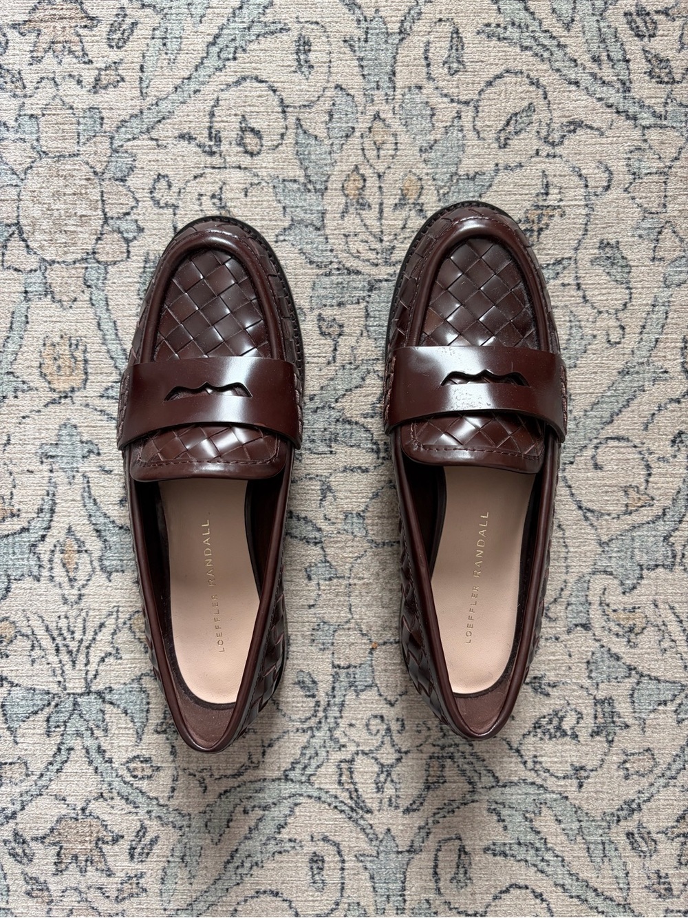 Loeffler Randall Rachel Woven Leather Loafers